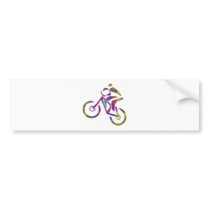 BIKE A B C BUMPER STICKERS