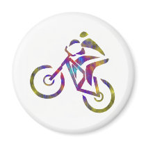 BIKE A B C FRIDGE MAGNETS