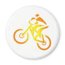 Bike Apollos Image Fridge Magnets