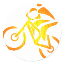 Bike Apollos Image Round Sticker