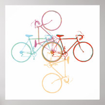 Bike art poster
