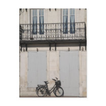 Bike at rest - La Rochelle Postcards