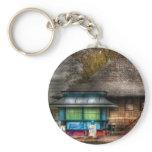 Bike - At the Train Station Key Chains