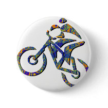 Bike Back In Pinback Buttons