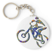 Bike Back In Key Chain