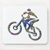 Bike Back In Mouse Pads