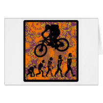 bike Back Spacing Greeting Card