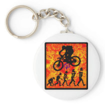 Bike Below Us Keychain