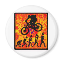 Bike Below Us Magnets