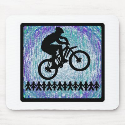 Bike Big BLUES Mousepads by ninuno