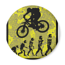 Bike Big Sky Refrigerator Magnets