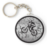 Bike BLACK GREYED Keychains