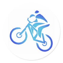 Bike Blue Bayou Stickers