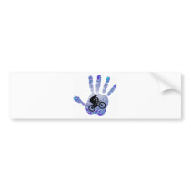 Bike Blue Bird Bumper Sticker