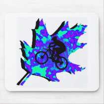Bike Blue Mountains Mouse Pads