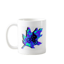 Bike Blue Mountains Coffee Mugs