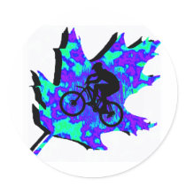 Bike Blue Mountains Sticker
