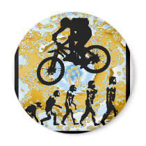 Bike Bryce Canyon Fridge Magnets
