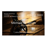 bike by street night photo business card