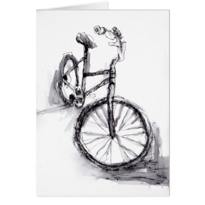 Bike Greeting Card by studio236