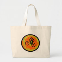 Bike Crested Butte Canvas Bags