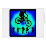 Bike Crystal Vision Greeting Cards