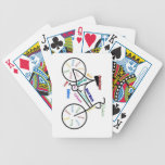 Bike, Cycle, Sport, Biking, Motivational  Words Playing Cards