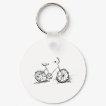 Bike Cycling is healthy and fun keychains
