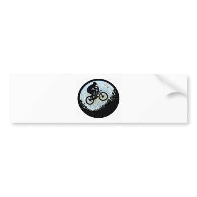 Bike Distant Maze Bumper Sticker by ninuno