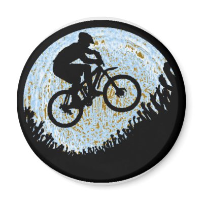 Bike Distant Maze Refrigerator Magnets by ninuno