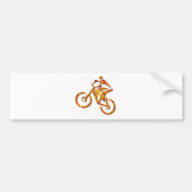 Bike Drive Trained Bumper Stickers