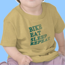 Bike, Eat, Sleep, Repeat Products t-shirts