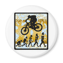 Bike Fine Progression Fridge Magnet