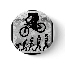 Bike Foggy Morning Buttons