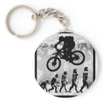 Bike Foggy Morning Keychains