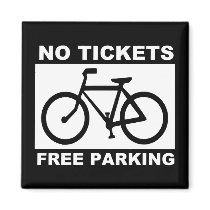 bike_free_parking_Vector_Clipart Magnet