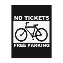 bike_free_parking_Vector_Clipart Post Card