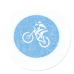 Bike Got Service Round Stickers