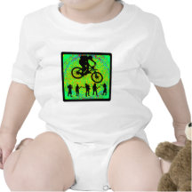Bike Green Morning Tee Shirt