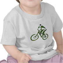 Bike Green Slide T Shirt