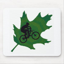 Bike Greener Green Mouse Pads