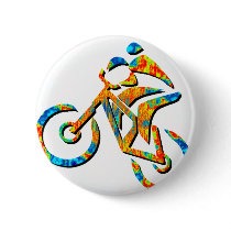 Bike Heel Stoned Button