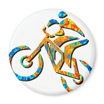 Bike Heel Stoned Magnet
