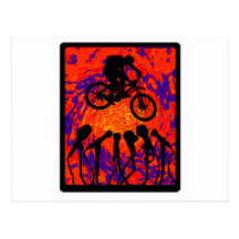 Bike Hidden Trail Post Card