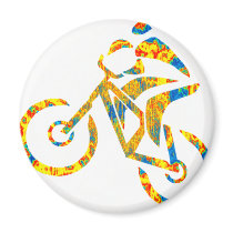 Bike Hip Droned Magnet
