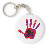 Bike Hot Boulders Keychain