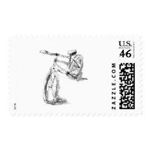Bike II Postage Stamp