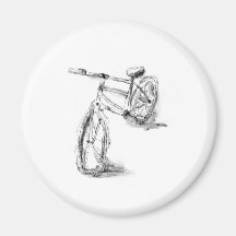 Bike II Refrigerator Magnet