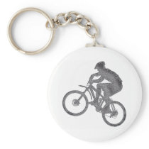 Bike In Silverton Key Chains