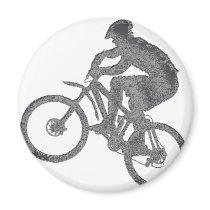Bike In Silverton Refrigerator Magnet